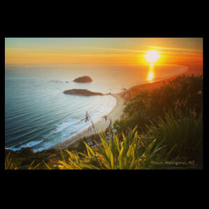 Dawn Patrol_Mount Maunganui Sunrise - AS Colour Kids Supply Hoodie Design