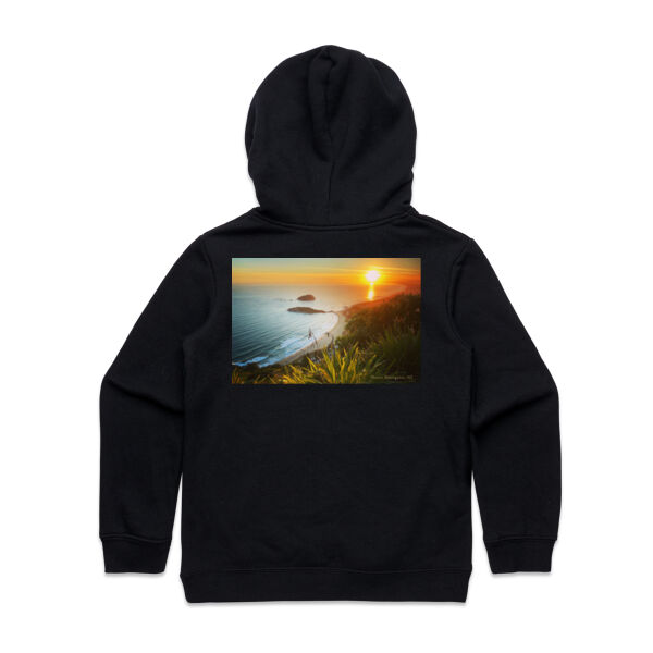 Dawn Patrol_Mount Maunganui Sunrise - AS Colour Kids Supply Hoodie Thumbnail